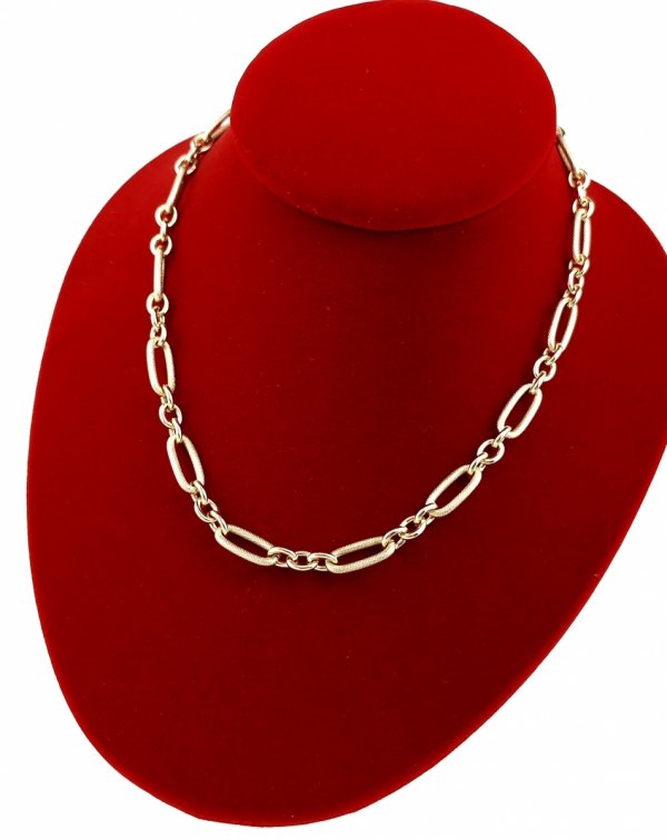 Gold Chain Celebrity Gold Plated Necklace 14K XUPING