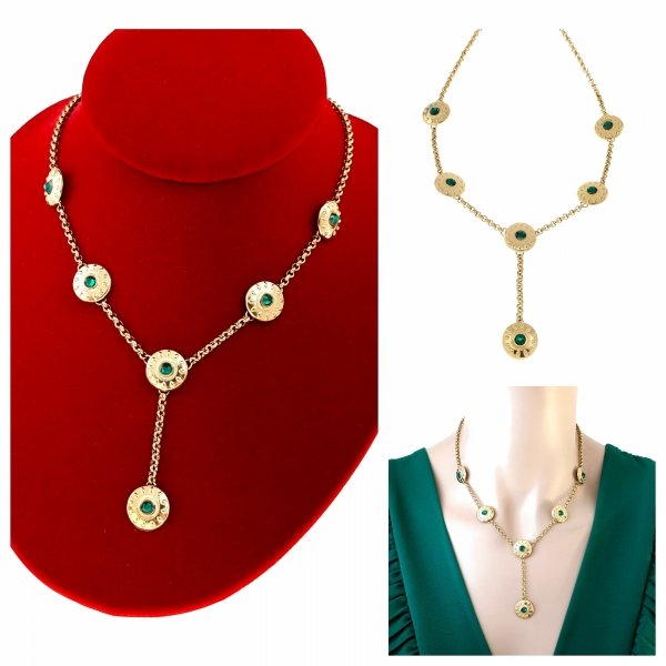 GOLD CHAIN NECKLACE celebrity STAINLESS STEEL
