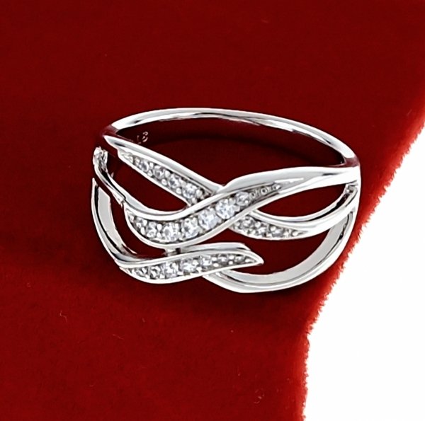 gold ring 18,60mm. gold-plated engagement xuping