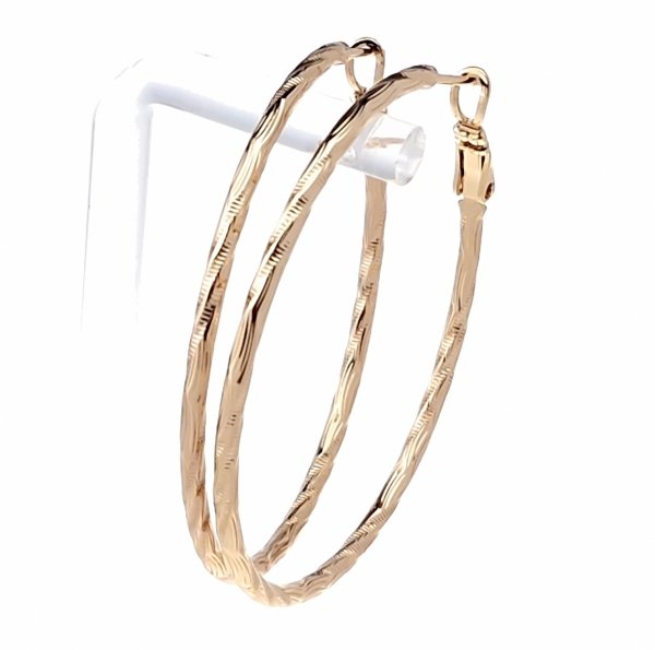 exclusive swarovski gold-plated earrings