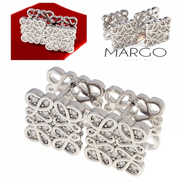 gold plated earrings with exclusive cubic zirconia