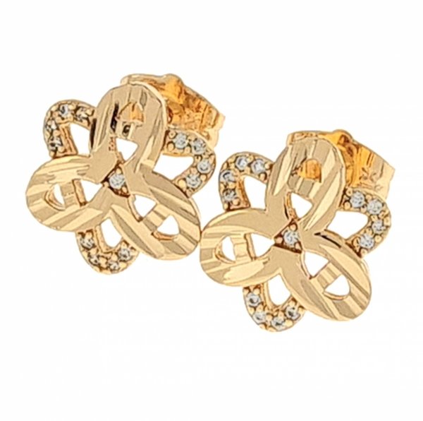 18k gold plated set pendant earrings xuping