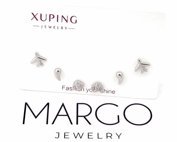 gold plated earrings with exclusive cubic zirconia