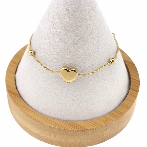BRACELET GOLD CELEBRITY STAINLESS STEEL