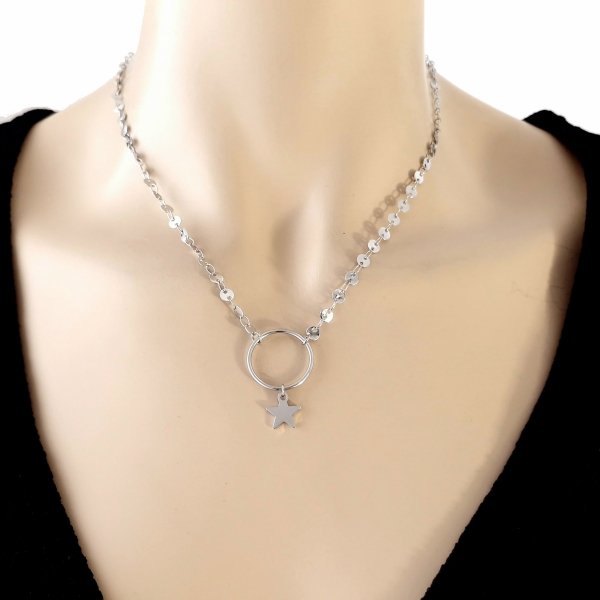 GOLD CHAIN NECKLACE celebrity STAINLESS STEEL