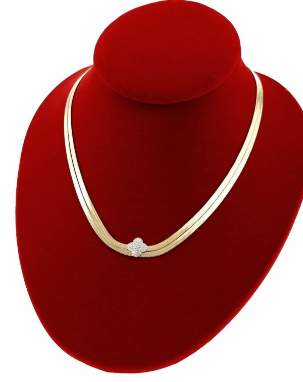 GOLD CHAIN NECKLACE celebrity STAINLESS STEEL