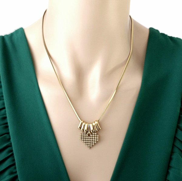GOLD CHAIN NECKLACE celebrity STAINLESS STEEL