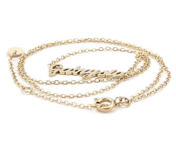 GOLD CHAIN NECKLACE celebrity STAINLESS STEEL