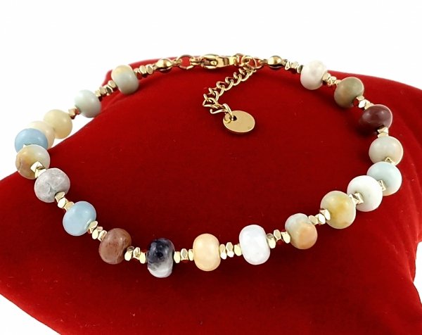 BRACELET GOLD CELEBRITY STAINLESS STEEL