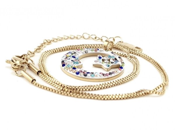GOLD CHAIN NECKLACE celebrity STAINLESS STEEL