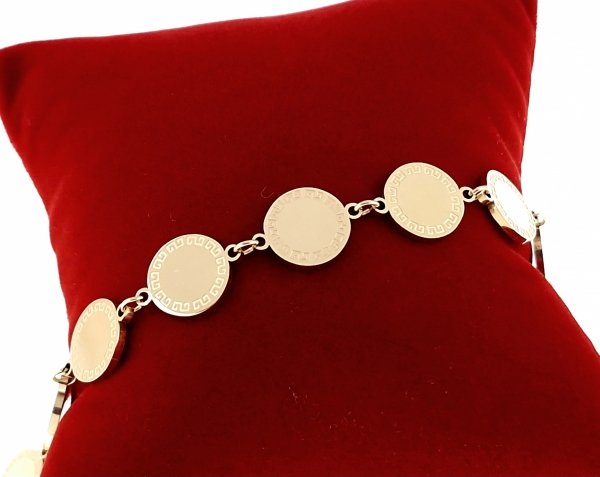 BRACELET GOLD CELEBRITY STAINLESS STEEL
