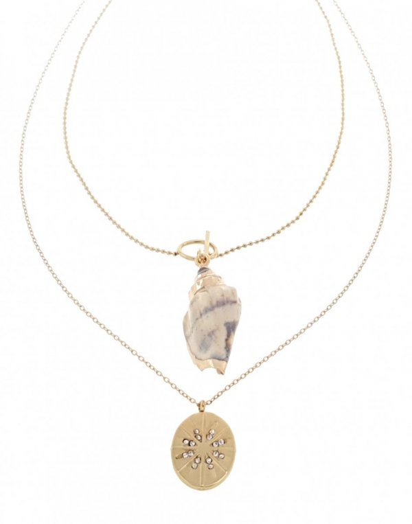 GOLD CHAIN NECKLACE celebrity STAINLESS STEEL
