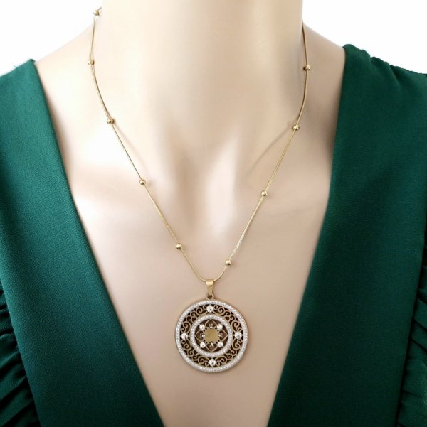 GOLD CHAIN NECKLACE celebrity STAINLESS STEEL