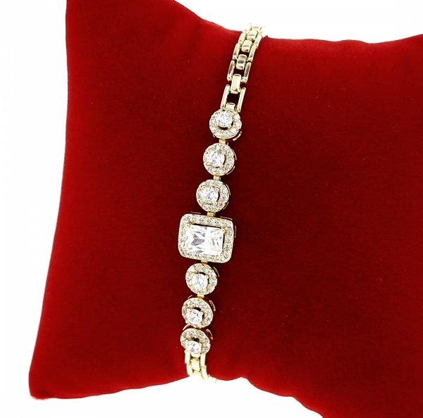 gold-plated 18k gold bracelet