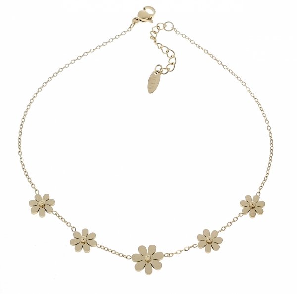 BRACELET GOLD CELEBRITY STAINLESS STEEL