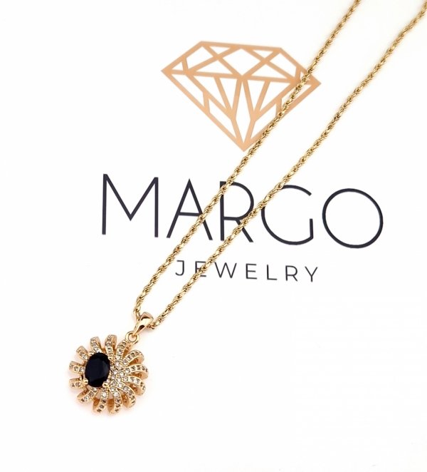 gold pendant 18k shiny xuping