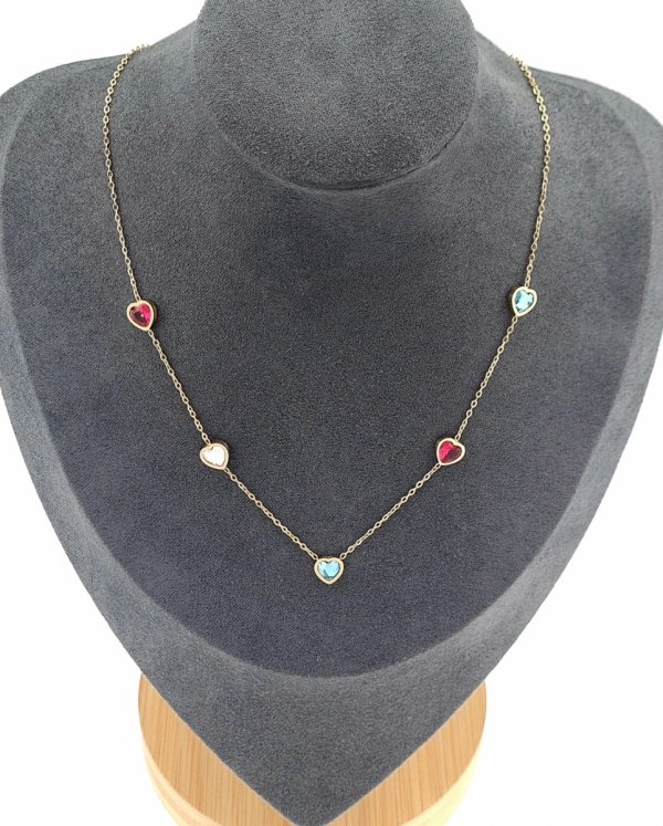 GOLD CHAIN NECKLACE celebrity STAINLESS STEEL