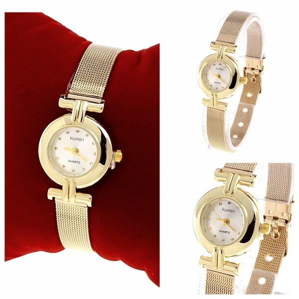 Women's watch golden kurren stainless steel