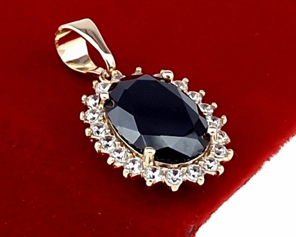 gold pendant 18k shiny xuping