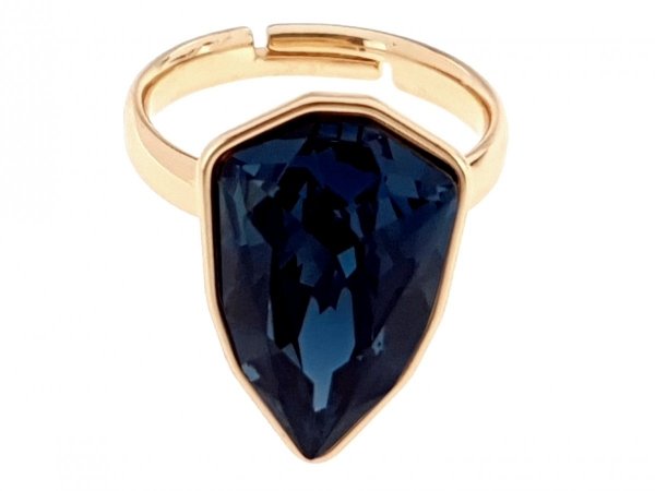 gold ring 17,00mm. gold-plated engagement xuping