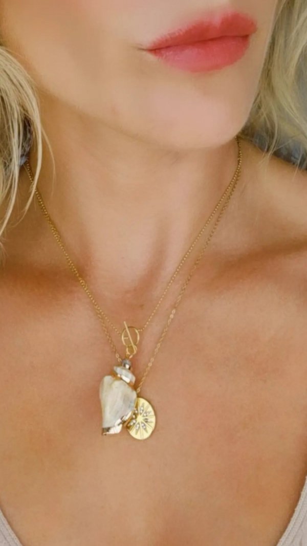GOLD CHAIN NECKLACE celebrity STAINLESS STEEL