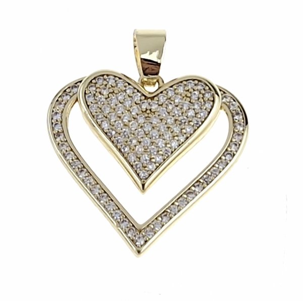 gold pendant 18k shiny xuping