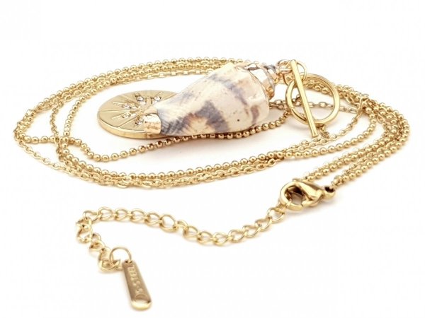 GOLD CHAIN NECKLACE celebrity STAINLESS STEEL