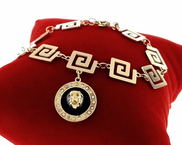 BRACELET GOLD CELEBRITY STAINLESS STEEL