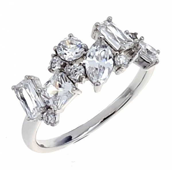 gold ring 18,60mm. gold-plated engagement xuping
