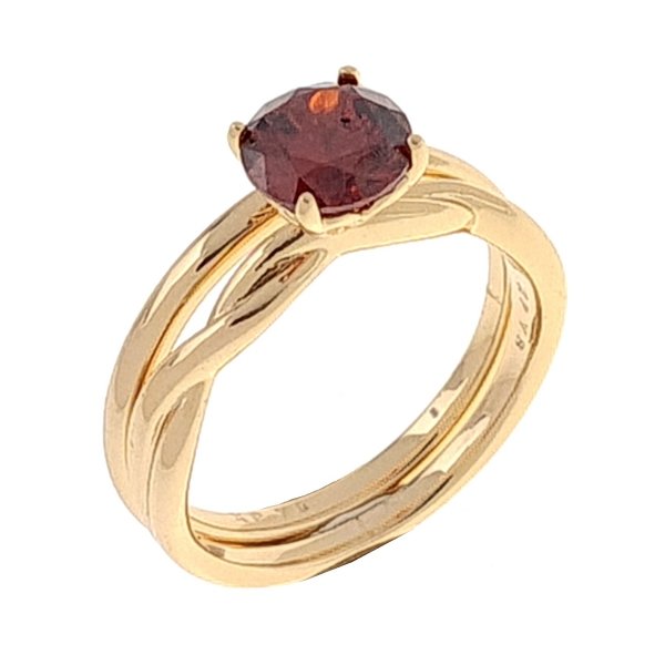 gold ring 17,30mm. gold-plated engagement xuping