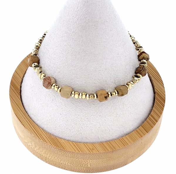 BRACELET GOLD CELEBRITY STAINLESS STEEL