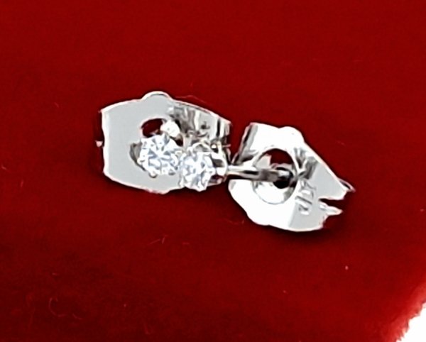 gold plated earrings with exclusive cubic zirconia