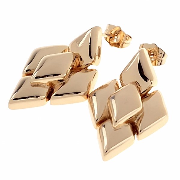 exclusive swarovski gold-plated earrings