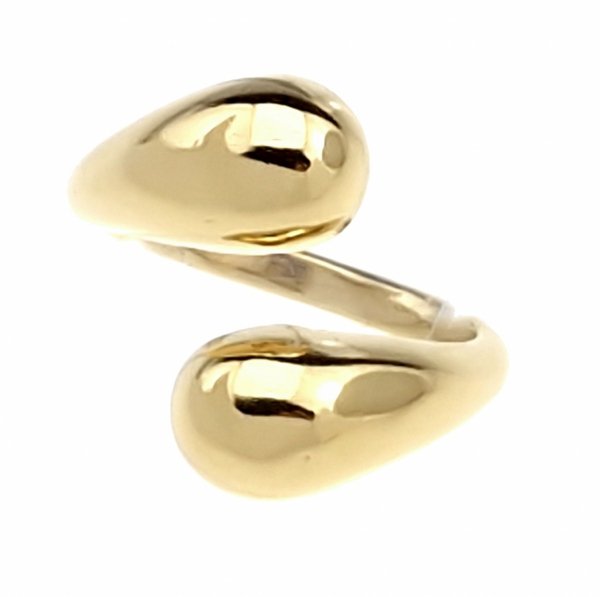 ring 18,30mm gold stainless steel