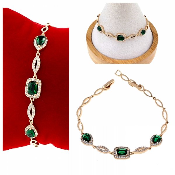 gold bracelet for a gold-plated leg