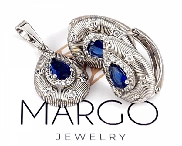 18k gold plated set pendant earrings xuping