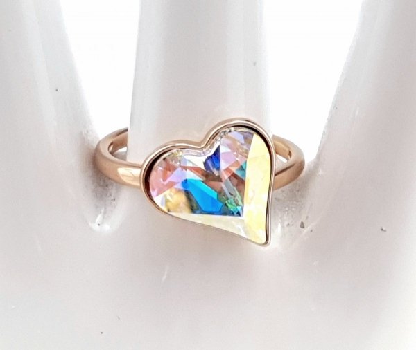 gold ring 18,30mm. gold-plated engagement xuping