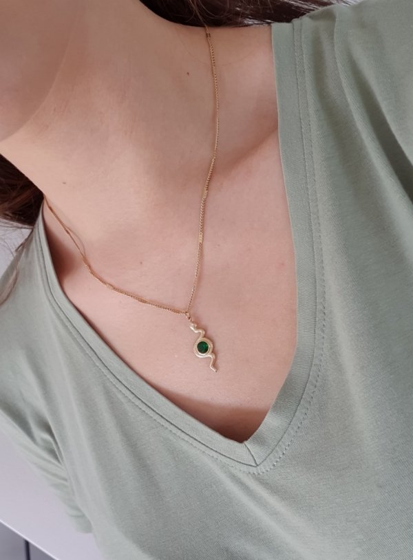 GOLD CHAIN NECKLACE celebrity STAINLESS STEEL