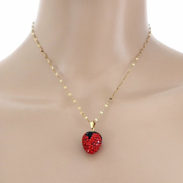 GOLD CHAIN NECKLACE celebrity STAINLESS STEEL