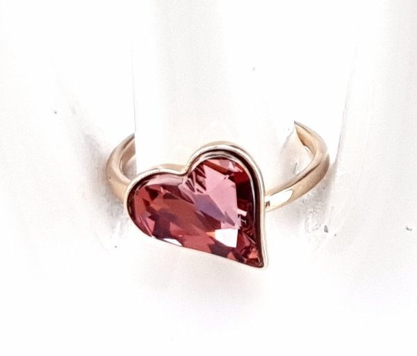 gold ring 18,00mm. gold-plated engagement xuping