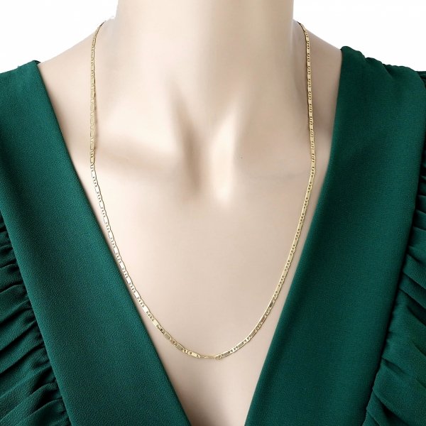 Gold Chain Celebrity Gold Plated Necklace 14K XUPING
