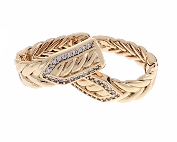 gold plated earrings with exclusive cubic zirconia