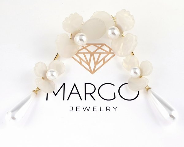 gold plated earrings with exclusive cubic zirconia