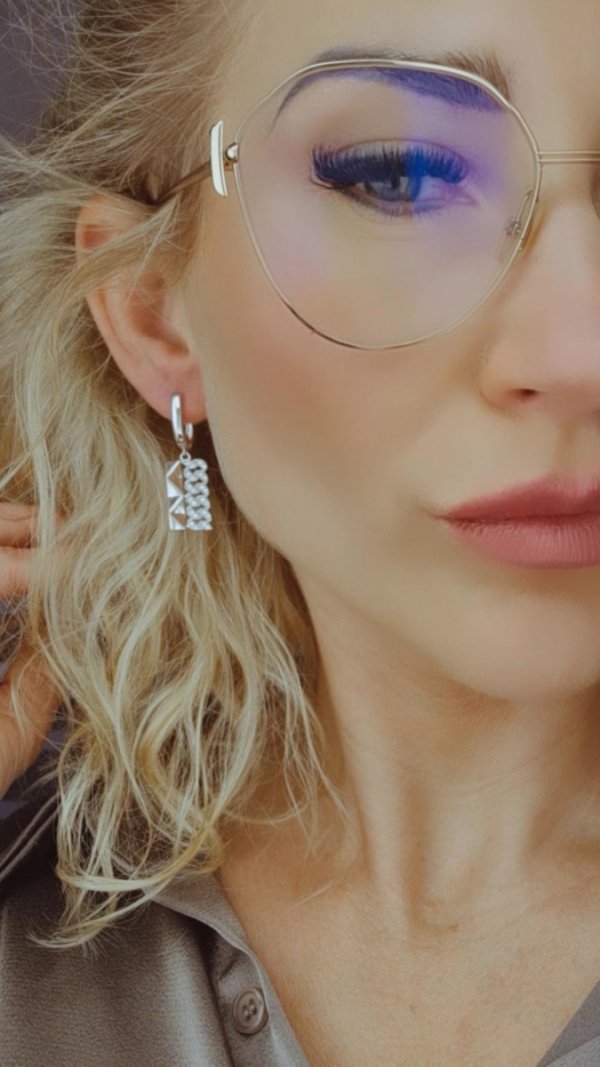gold plated earrings with exclusive cubic zirconia