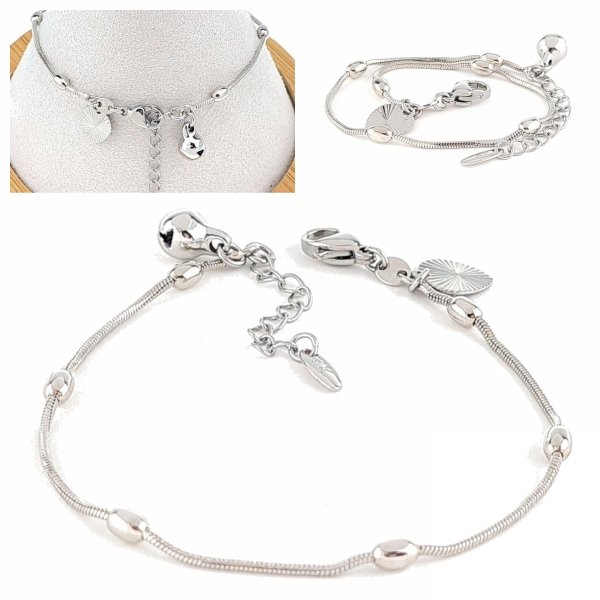 gold bracelet for a gold-plated leg