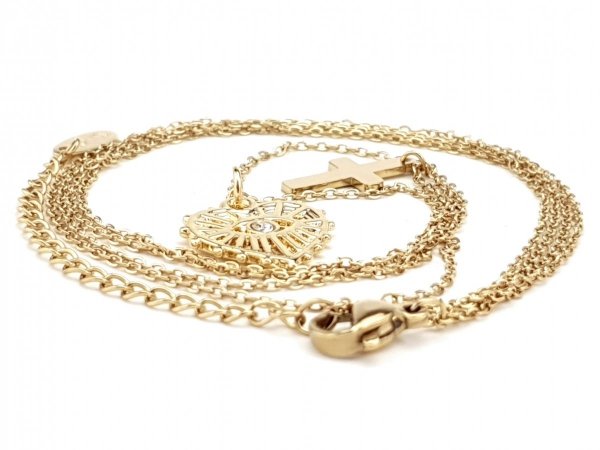 GOLD CHAIN NECKLACE celebrity STAINLESS STEEL