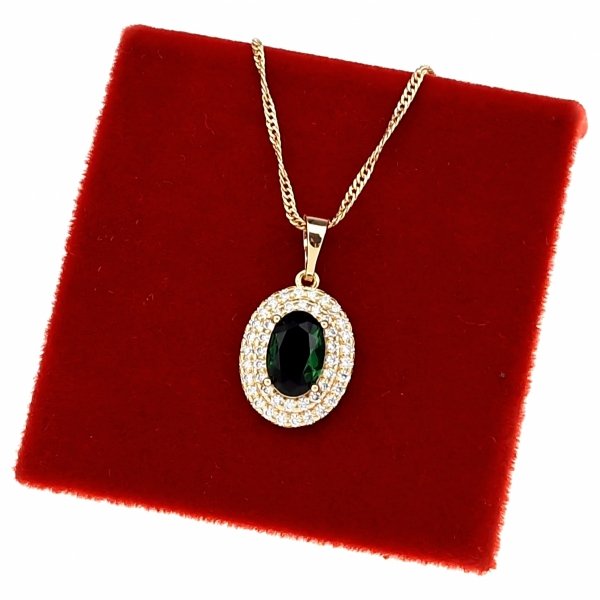 gold pendant 18k shiny xuping