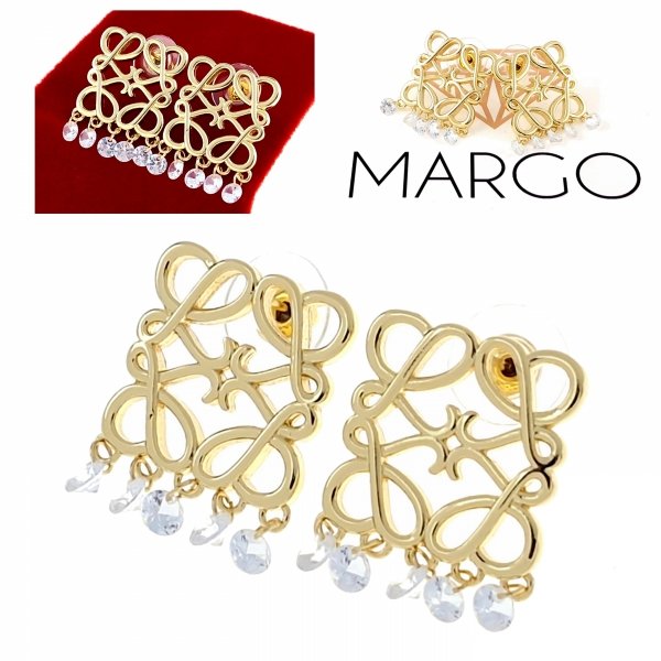gold plated earrings with exclusive cubic zirconia