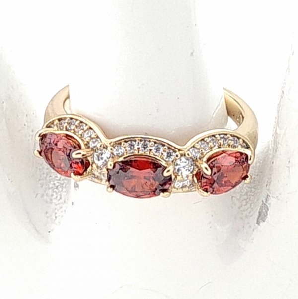 gold ring 17,30mm. gold-plated engagement xuping