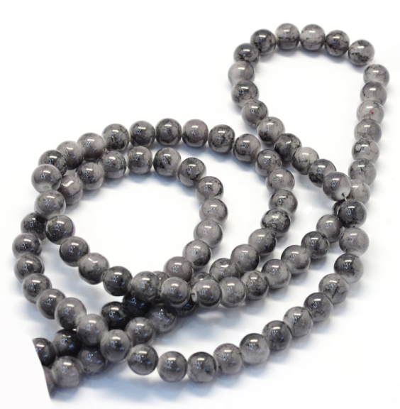 Glass beads faceted strands